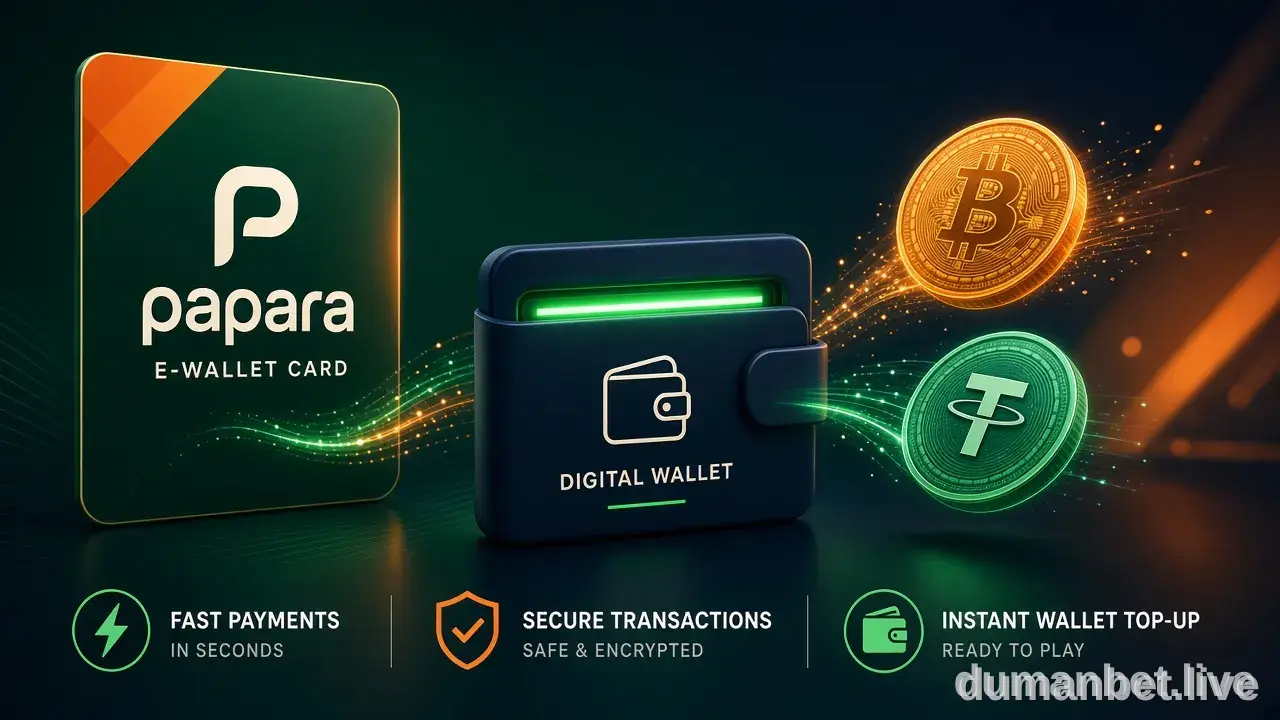 dumanbet papara ve kripto para yatırma